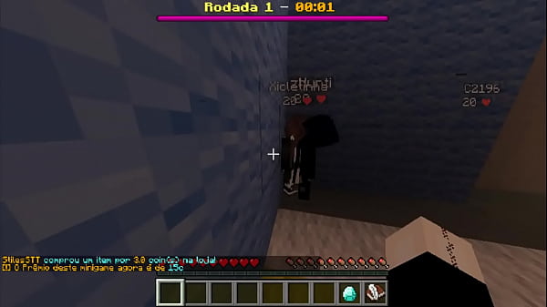 UM SEXO GOSTOSO NO MINECRAFT Hunti e xicleta