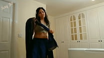 to suck grand step father's cock - young in saree learns kamasutra, a., m. and groped POV Indian