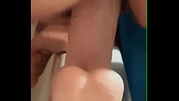 Girl Slides Down On Dildo...