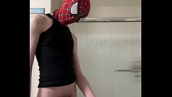 Spiderman Pisses Bottle...