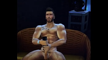 Sims 4 Hunk Masturbation...