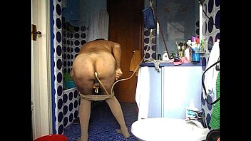 DSCN3374.AVI enema in my blue bathroom (first part)and ass masturbation...