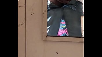 Rubbing His Cock...