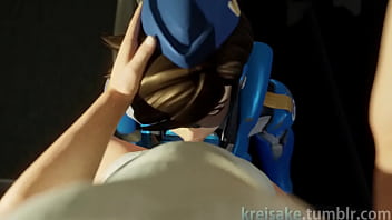 Tracer blowjob hd animation...