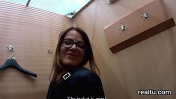 Ravishing czech kitten gets seduced in the mall and banged in pov