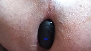 Sissy Hole Twitching With Electric Buttplug...