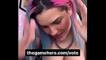 Twitch Thot Natalie Casanova Thezombieunicorn Presses Big Busty Tits Against Table...