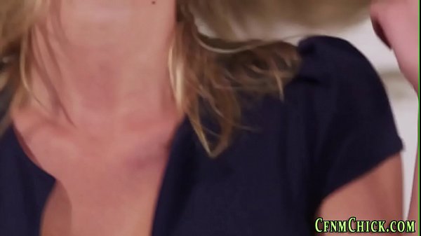 Cfnm mistress tugs boss