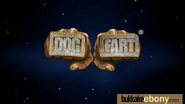 Ebony gets group cumshots 6