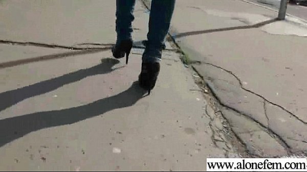 Harde amateur meid doet gekke zelfplezier tape