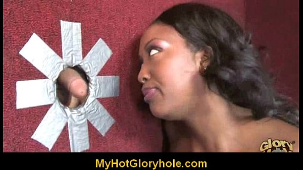 Interracial Gloryhole Blowjob