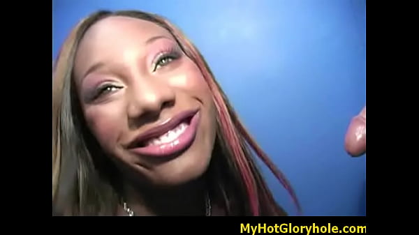 Amazing Hot Interracial Gloryhole Blowjob