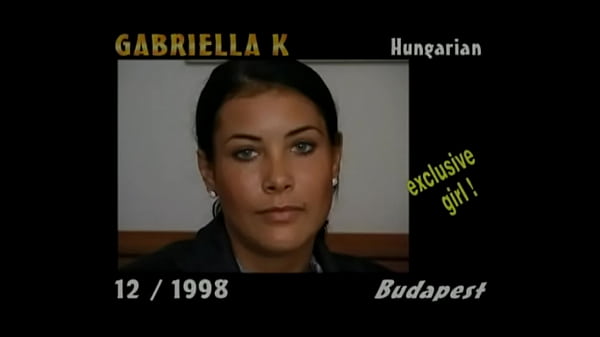 Gabriella Kerez, Busty Brunette in the Private Casting’s Couch