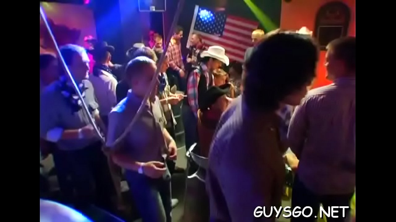 Insane men gloryhole party