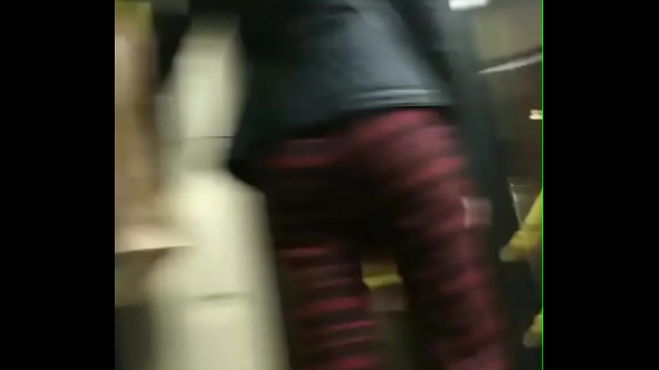 Candid bus ass teen